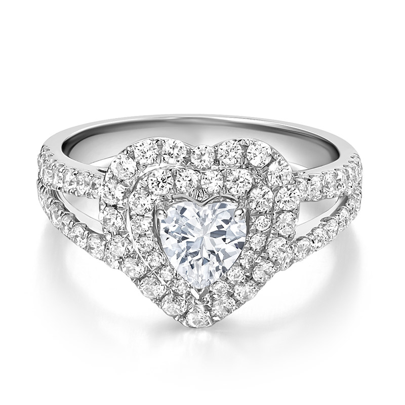 DR钻戒 My heart系列 奢华款&nbsp;70分&nbsp;H色